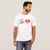 T-shirt Mon pays préféré (Devant entier)