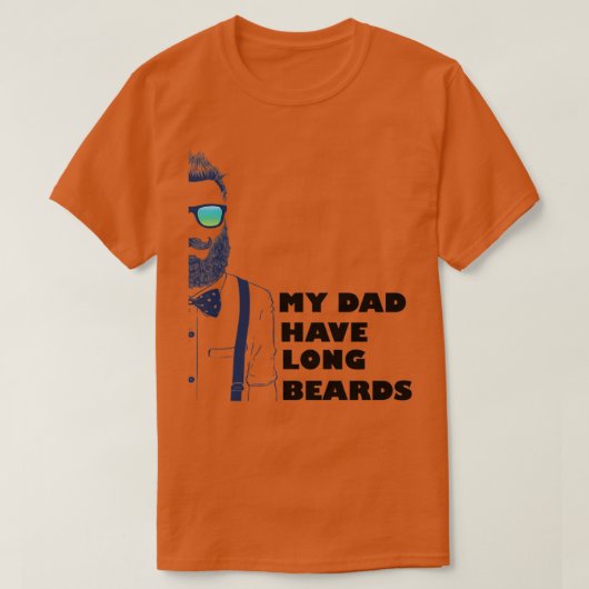 T-shirt Mon Père A De Longues Portes (Design devant)