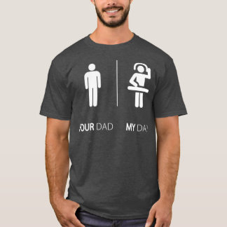 T-shirt Mon Père Est Un DJ Drôle Disque Jockey DJ Cadeau