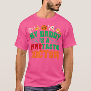 T-shirt Mon Père Est Un Médecin Fangtastique Drôle Hallowe