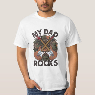 T-shirt Mon père Rocks