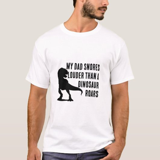 T-shirt Mon père ronfle - Mens Basic Tee (Devant)