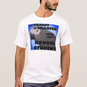 T-shirt Mon perroquet est plus futé que votre étudiant