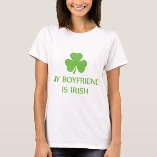 T-shirt mon petit ami est irlandais