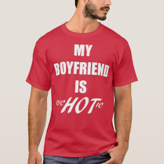 T-shirt Mon Petit Ami Est Psychotique Funny Mignonne Cadea