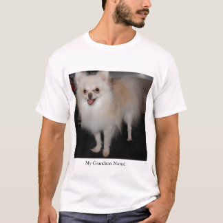 T-shirt Mon petit-fils de Pomeranian