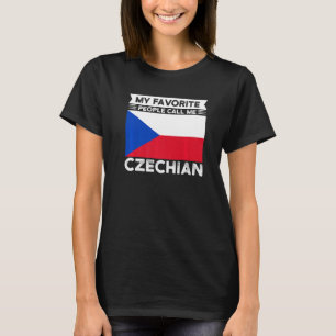 T-shirt Mon peuple m'appelle le drapeau tchèques Premium