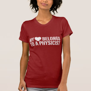 T-shirt Mon physicien du coeur