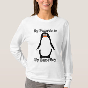 T-shirt Mon pingouin est mon homeBoy