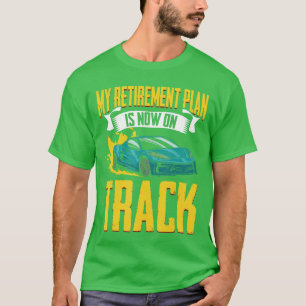 T-shirt Mon Plan De Retraite Humour De Course Drôle Pour C