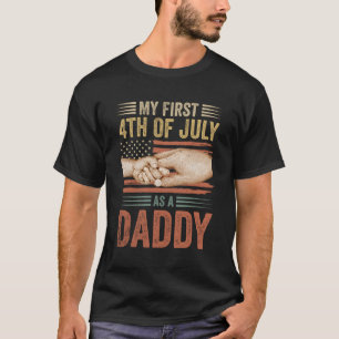 T-shirt Mon Premier 4 juillet Comme Daddy Us American Flag