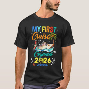 T-shirt Mon Premier Croisière Cozumel 2026 Famille Vacance