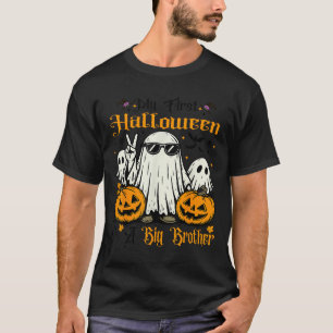 T-shirt Mon Premier Halloween En Tant Que Citrouille Fantô