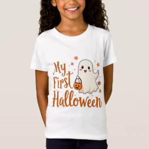 T-Shirt Mon premier Halloween - Joli Ghost Design Kids
