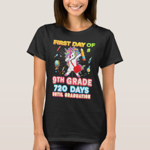 T-shirt Mon premier jour de 9e année 720 jours jusqu'à l'o