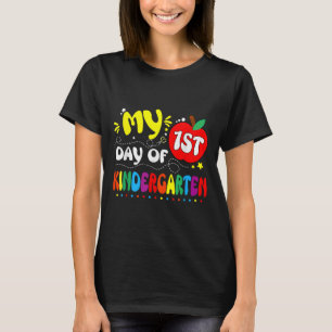 T-shirt Mon premier jour de maternelle Enseignant Enfants 