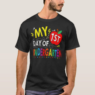 T-shirt Mon premier jour de maternelle Retour à l'école En