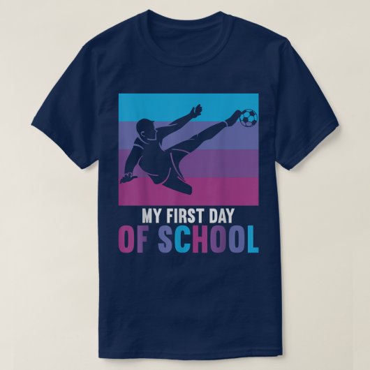 T-shirt Mon premier jour d'école 2022 1ère année retour à  (Design devant)