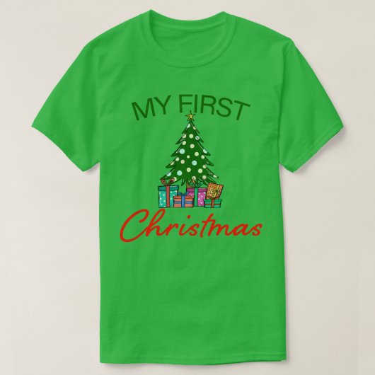 T-shirt mon premier noël 9 (Design devant)