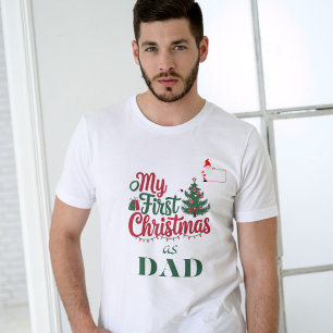 T-shirt Mon premier Noël en tant que papa