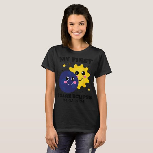 T-shirt Mon premier solaire Eclipse Toddler Boys Girls 202 (Devant entier)