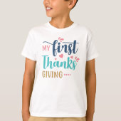 T-shirt Mon premier Thanksgiving (Devant)