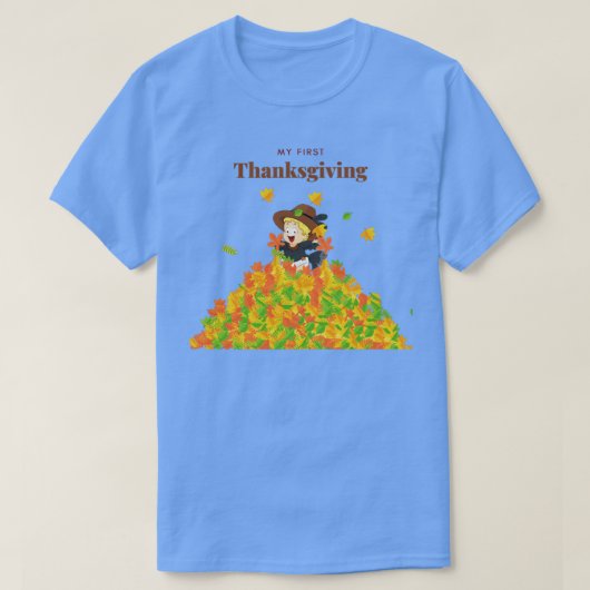 T-shirt Mon premier Thanksgiving1 (Design devant)