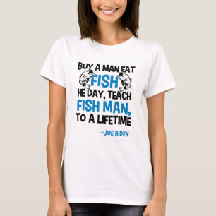 T-shirt Mon président est un imbécile un poisson drôle 