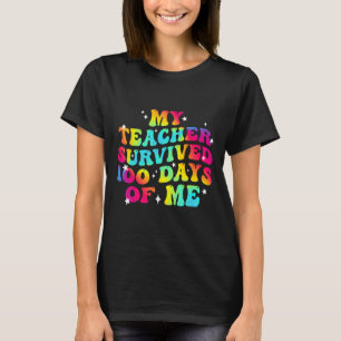 T-shirt Mon Professeur A Survécu 100 Jours De Moi 100E Jou
