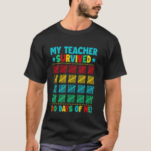 T-shirt Mon professeur a survécu 100 jours de moi 100e jou