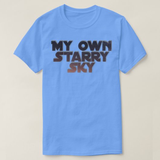 T-shirt Mon propre ciel étoilé (Design devant)