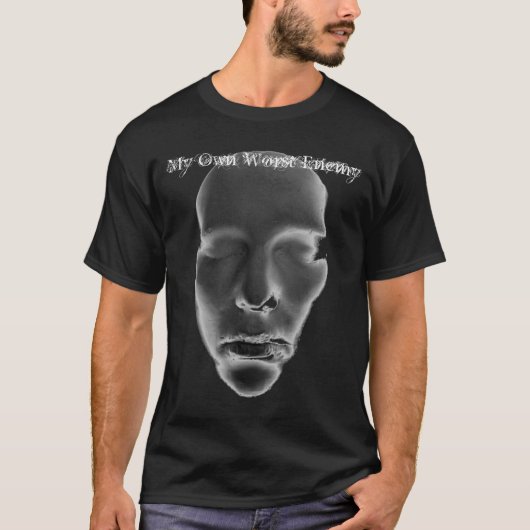 T-shirt Mon propre plus mauvais ennemi (Devant)