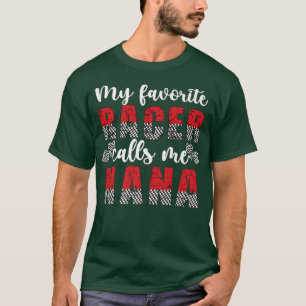 T-shirt Mon Racer Favori M'Appelle Nana Race Nana Grandma 