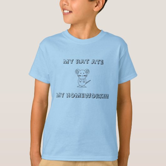 T-shirt Mon rat (Devant)