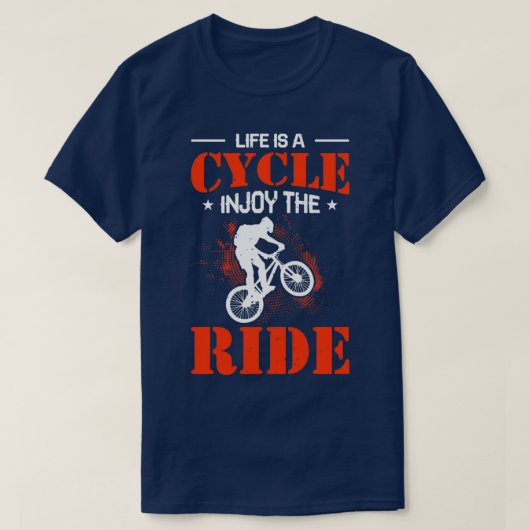 T-shirt mon régime de retraite vélo (18) (Design devant)