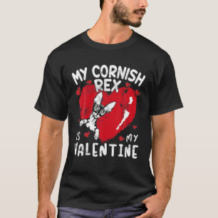 T-shirt Mon Rex Cornouailles Est Mon Amoureux des chats Va