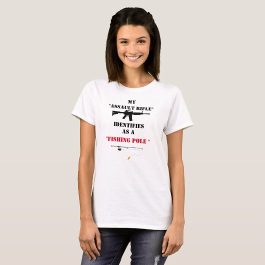 T-SHIRT MON RIFLE D'AGRESSION IDENTIFIE COMME UN POLE DE P (Devant entier)