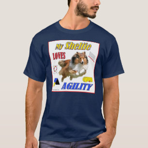 T-shirt Mon sable de conception d'agilité d'amours de