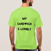 T-shirt Mon sandwich est isolé (Dos)