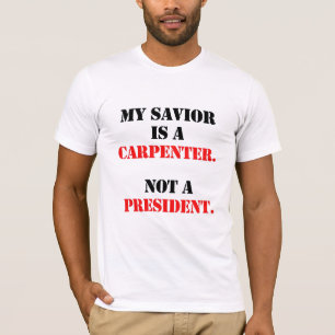 T-shirt Mon sauveur est un charpentier