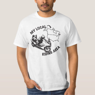 T-shirt Mon secteur de monte local - j'ai été partout