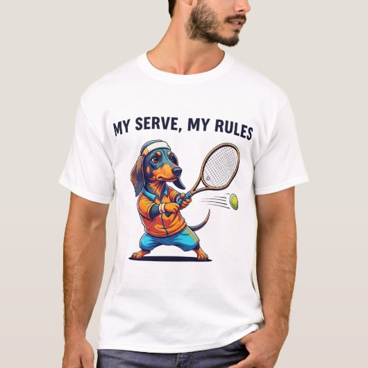 T-shirt Mon service, mes règles (Devant)