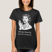 T-shirt Mon Silence pour Invitation Rétro (Devant)