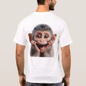 T-shirt Mon Singe Sur Le Dos (Dos)
