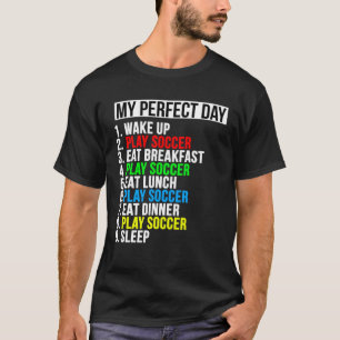 T-shirt Mon Soccer De Jour Parfait Pour Le Football