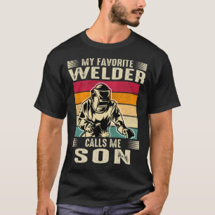 T-shirt Mon Soudeur favori m'appelle FILS Vintage Soudage