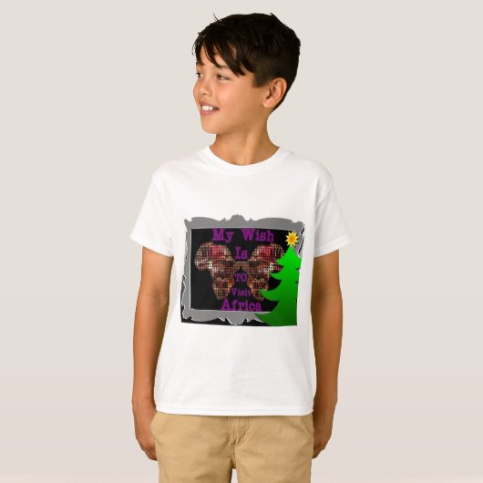 T-shirt Mon souhait (Devant entier)