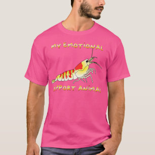 T-shirt Mon soutien émotionnel Animal Calceo crevettes