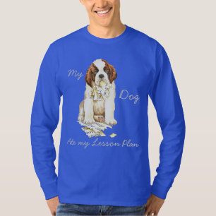 T-shirt Mon St Bernard a mangé mon plan de cours