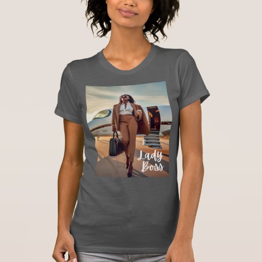 T-shirt Mon style est... Lady Boss (Devant)